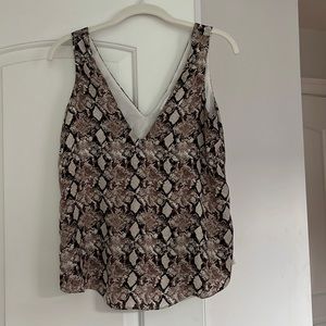 EUC Snake skin Print cami